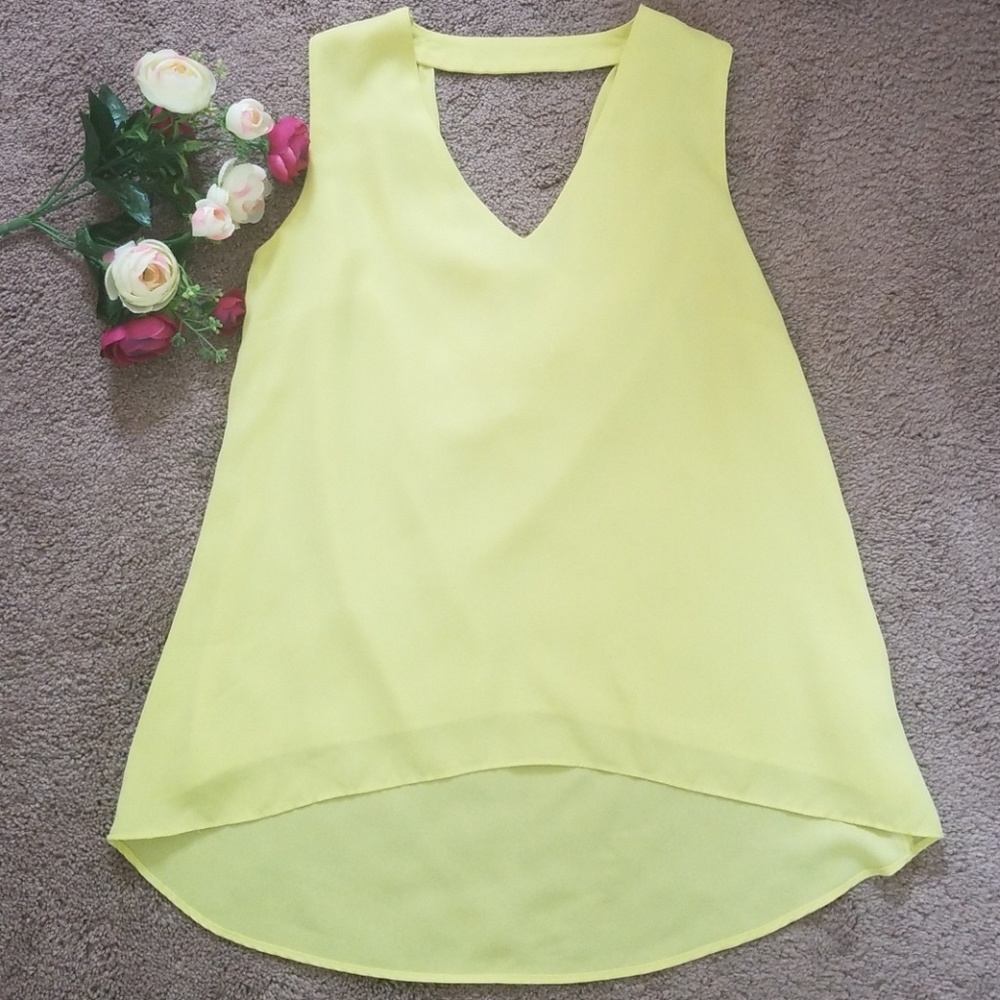 Open back blouse